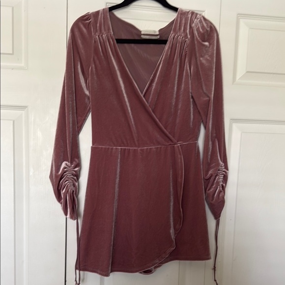 Urban Outfitters Dusty Pink  Wrap Skort Dress - Picture 1 of 7